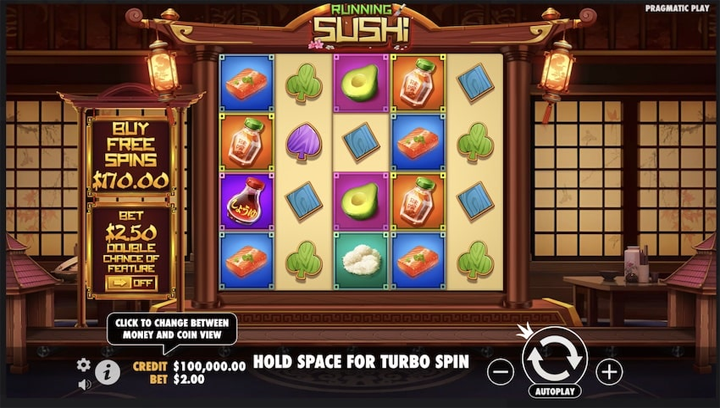 Running Sushi slot มีแจ็คพอตไหม